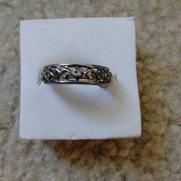 Hoop Earrings Thailand Sterling Silver Vintage - Picture 1 of 7